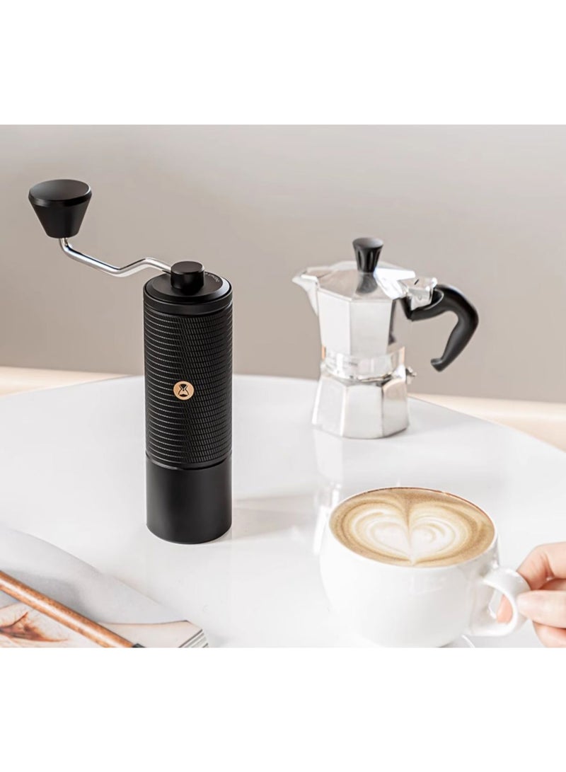 TIMEMORE Chestnut C5ESP Manual Coffee Grinder, Manual Coffee Manual Grinder Capacity 25g with CNC Stainless Steel Conical Burr  Adjustable Internal Setting, Dual Bearing Positioning, Suitable for Travel, Camping (Black) - Image 1