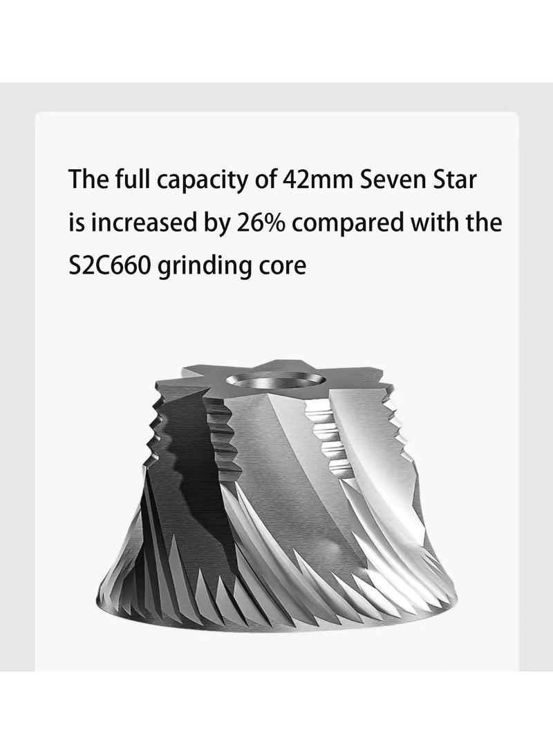 TIMEMORE Chestnut C5ESP Manual Coffee Grinder, Manual Coffee Manual Grinder Capacity 25g with CNC Stainless Steel Conical Burr  Adjustable Internal Setting, Dual Bearing Positioning, Suitable for Travel, Camping (Black) - Image 4