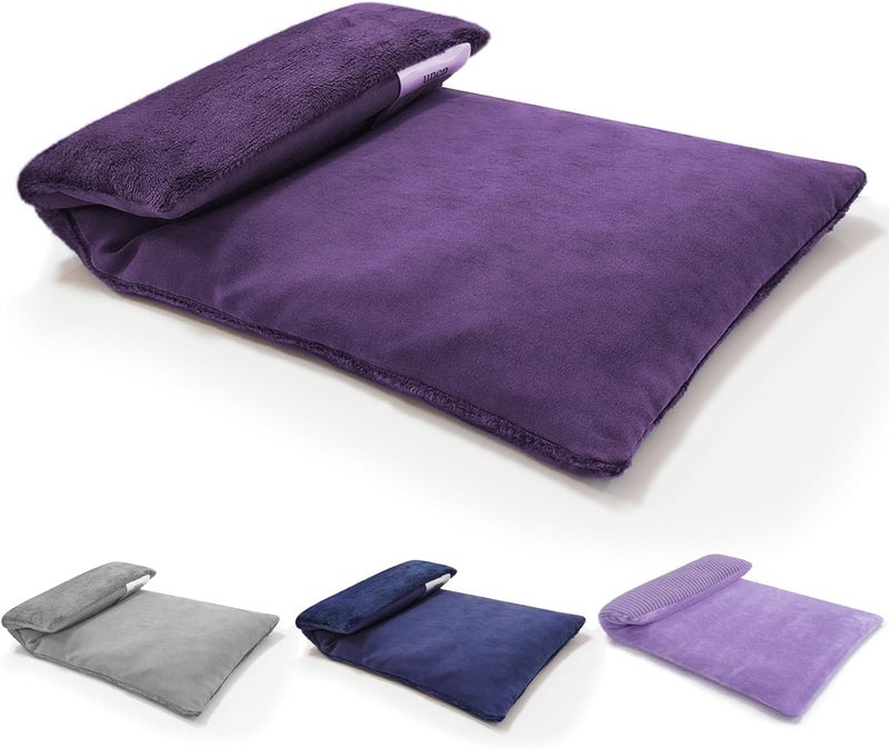 uncn Microwavable Heating Pad with Washable Cover 13x7 Inch Flaxseed Microwave Hot Pack Lavender Scent Moist Warm Compress for Relaxation NonElectric Portable - Image 3