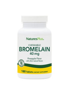 Naturesplus Chewable Bromelain 40 Mg Natural Proteolytic Enzyme Supplement 180 Chewable Tablets (180 Servings)