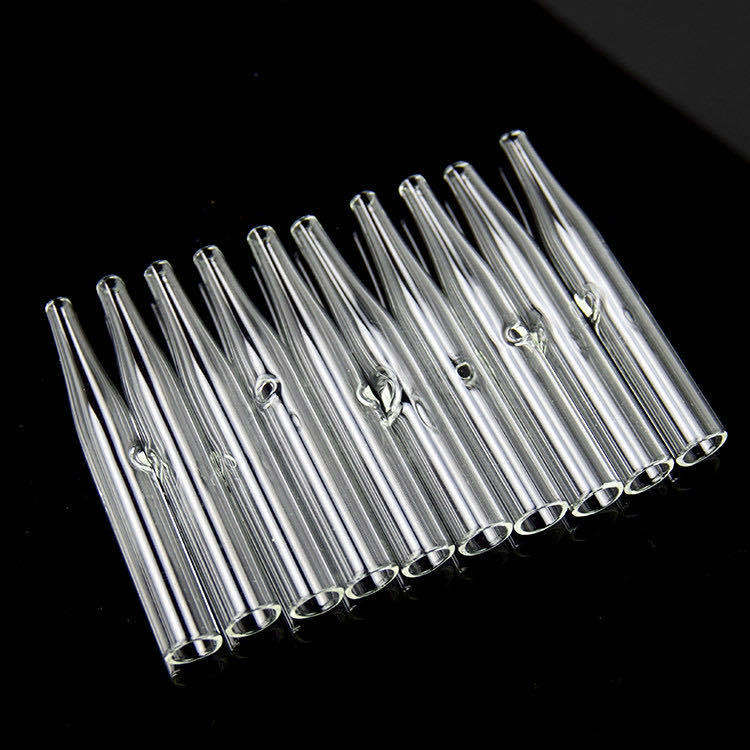 Thickened Beauty Salon Blackhead Suction Instrument Accessories Oil Suction Acne Round Glass Tube Filter Watering Can - Image 5