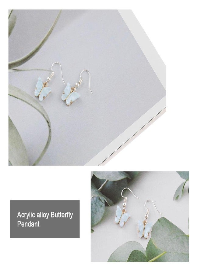 Create idea 90Pcs Butterfly Charms Acrylic Butterfly Pendant Colorful Butterfly Shape Charms Decorative Accessories for DIY Making Handmade Jewellery Earrings Bracelets - Image 2