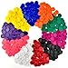 Coopay 1000 Pieces 10 Colors Plastic Poker Chips 1 Inch Bingo Chips Bulk Learning Counters Disks Poker Card Game Counting Markers for Math Practice Game Tokens and Teaching Rewards 25 mm - Image 2