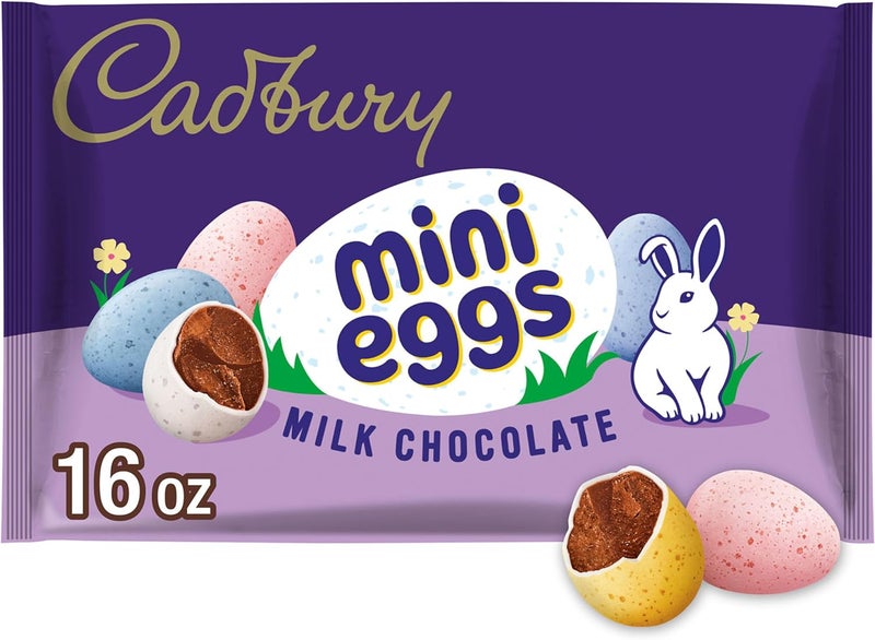 Cadbury Mini Milk Chocolate Eggs - 16 Ounce Easter Candy Bag - Image 1