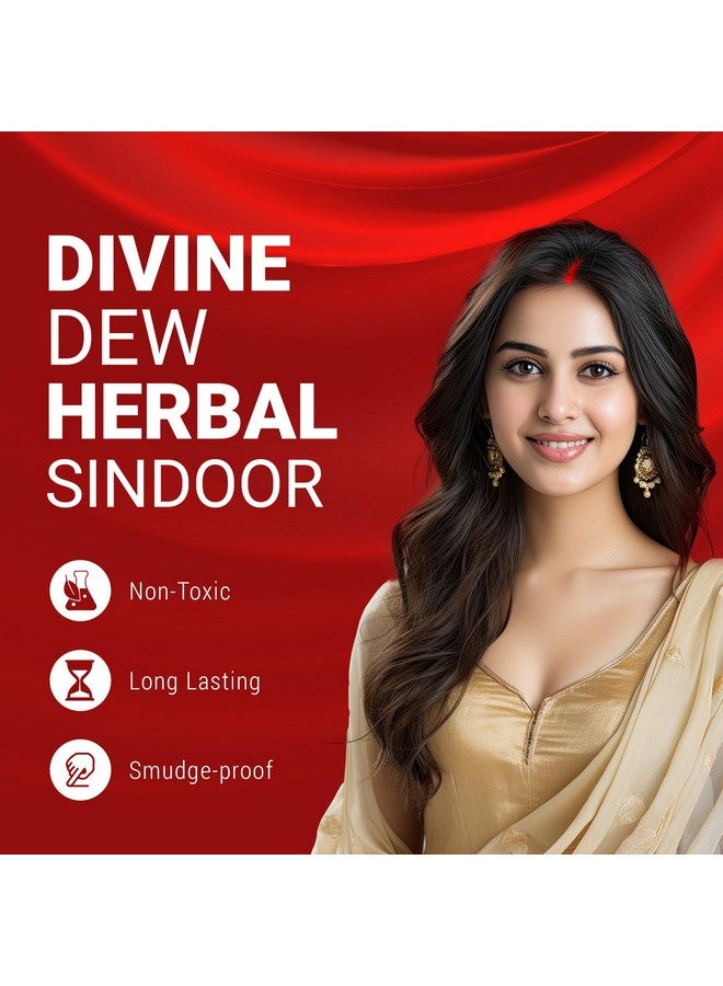 Lotus Make-Up Divine Dew Herbal Sindoor (Love Drop (Red - 21R), 8G (Pack Of 1))  - Image 3