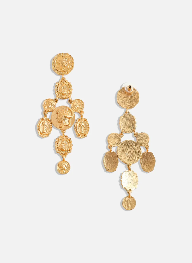 SOHI Effortless Sophistication Graceful Artificial Drop Earring Jewellery