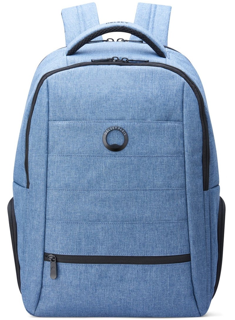 DELSEY Paris Element Voyager 2 Compartment 15.6" Laptop Protection Backpack - Blue Jeans - Image 1