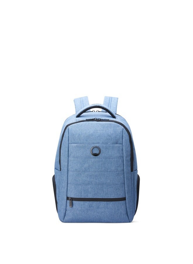 DELSEY Paris Element Voyager 2 Compartment 15.6" Laptop Protection Backpack - Blue Jeans  - Image 1