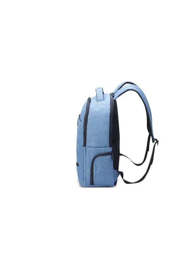DELSEY Paris Element Voyager 2 Compartment 15.6" Laptop Protection Backpack - Blue Jeans