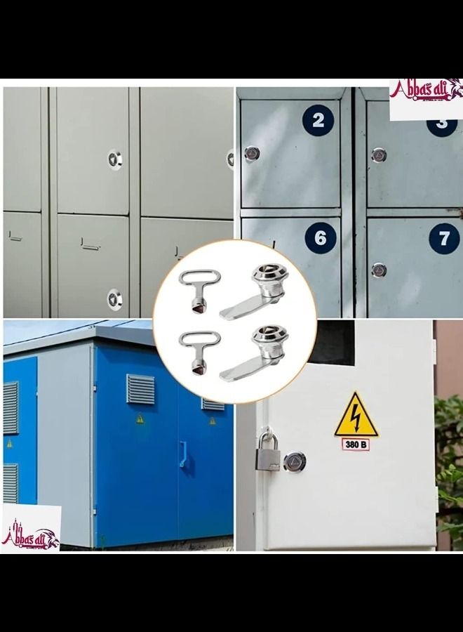 ABBASALI Universal Panel Key Lock Wrench Triangle,Square & round Socket Key Elevator Cabinet Switch Train Electrical Cupboard Box (SQUARE KEY) - Image 3