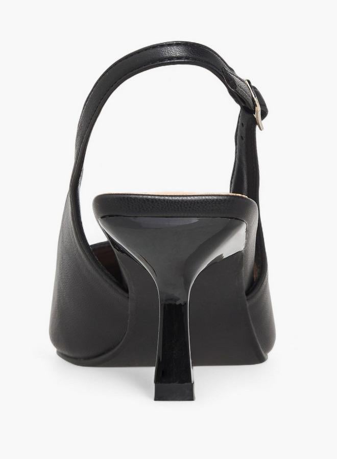 Flora Bella By Shoexpress Women Embellished Kitten Heel Shoes - Image 5