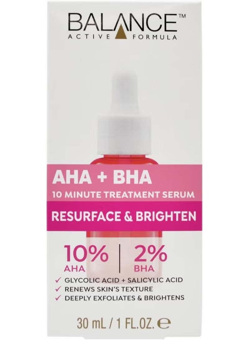 بالنس سيروم إعادة بناء البشرة Balance AHA 10% + BHA 2% 30 مل - مقشر، ينقي المسام، مضاد لحب الشباب والرؤوس السوداء، يعزز بشرة صافية ومشرقة - Image 1