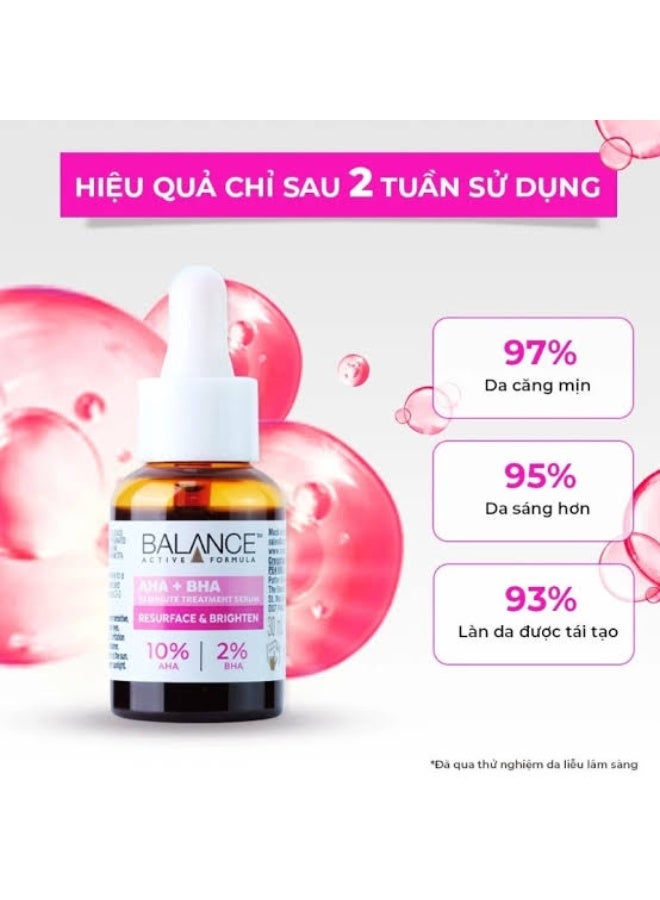 Balance AHA 10% + BHA 2% Skin Rebuilding Serum 30ml – Exfoliating, Pore Refining, Anti-Acne & Blackhead Removal, Promotes Radiant Clear Complexion - Image 5