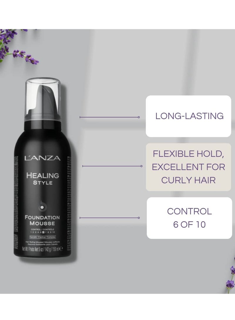 لانزا رغوة تصفيف الشعر الأساسية لمعالجة الشعر - Image 4