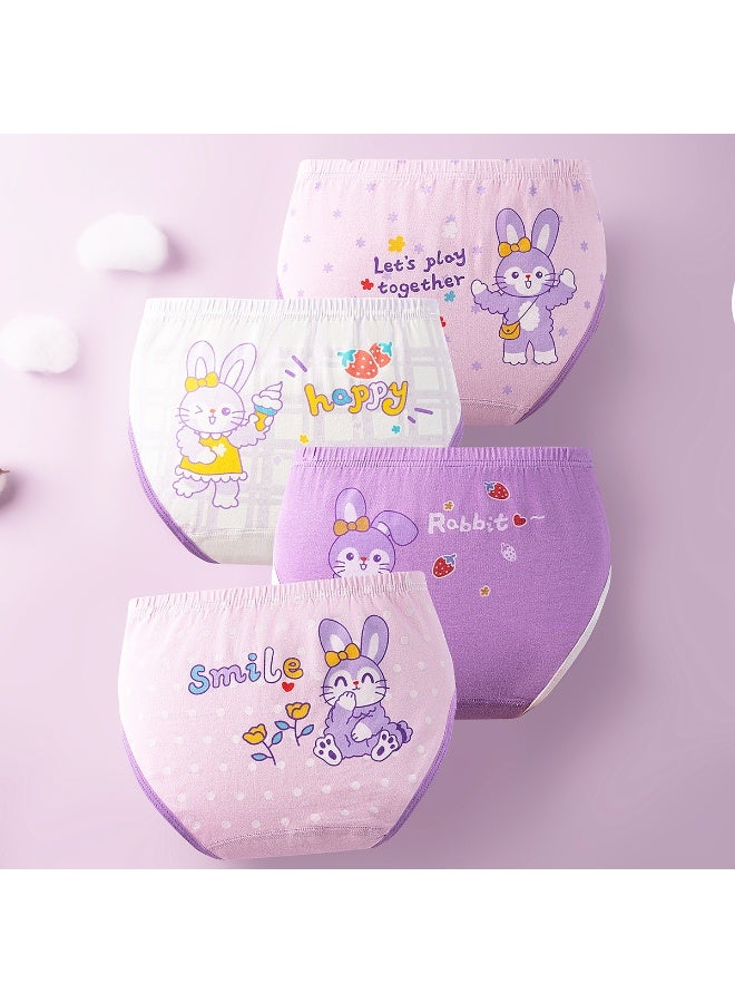 KUYING New Comfortable Skin friendly Breathable Underwear Set 0f 4 