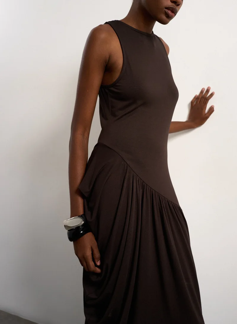Topshop  Julie Bubble Hem Maxi Dress for Women | Best Price UAE