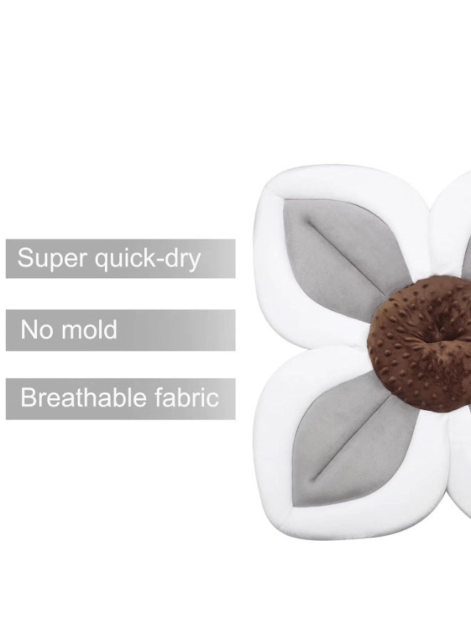 HOOKOR Baby Bathtub Baby Bath Mat Seat, Sponge Folding Fits Most Sinks Newborn & Baby Essentials - Image 2