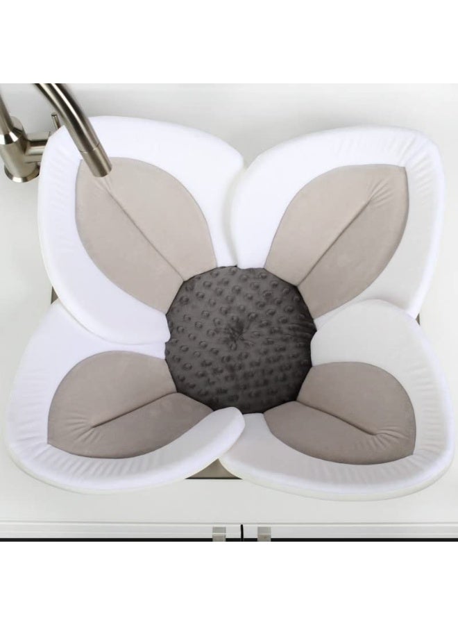 HOOKOR Baby Bathtub Baby Bath Mat Seat, Sponge Folding Fits Most Sinks Newborn & Baby Essentials - Image 1