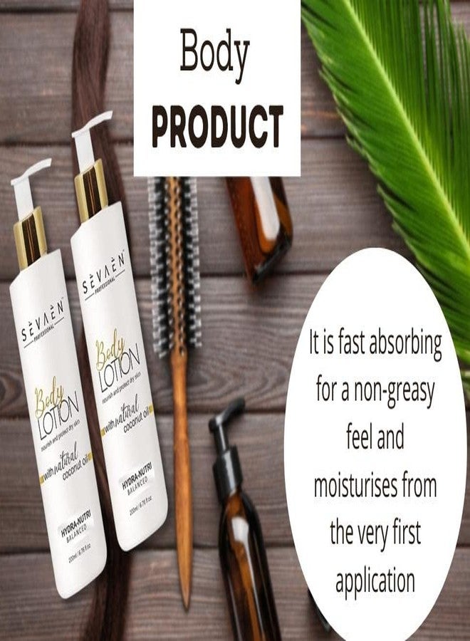 SEVAEN Moisture Nourishing Body Lotion, Daily Moisturizer for Dry Skin, Gives Non-Greasy, Glowing Skin - For Men & Women (pack of 2) - Image 4