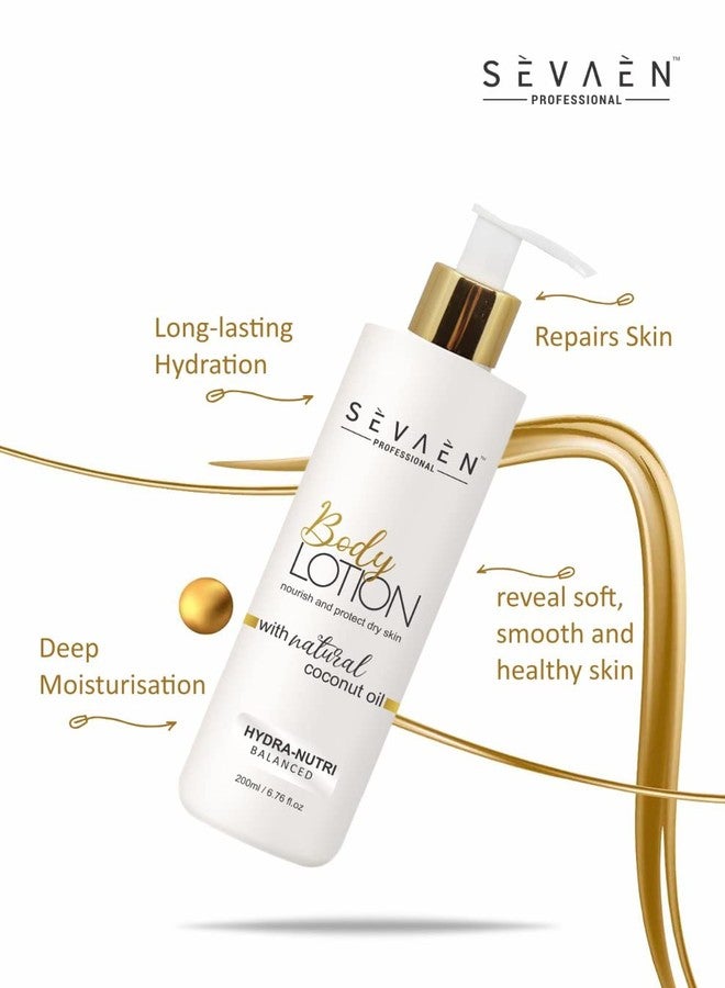 SEVAEN Moisture Nourishing Body Lotion, Daily Moisturizer for Dry Skin, Gives Non-Greasy, Glowing Skin - For Men & Women (pack of 2) - Image 3