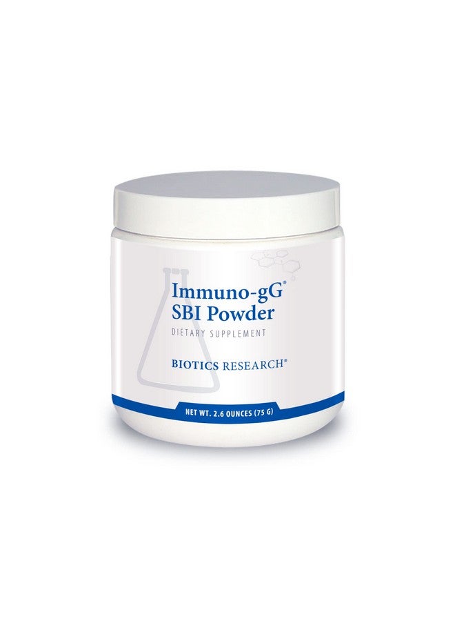 Biotics Research Immuno-gG SBI Powder Easy-to-Mix Powder Formula, Ultimate IgG, Complete Gut Health and Immune Support, Dairy Free, Immunoglobulin Concentrate - 2.6 Oz