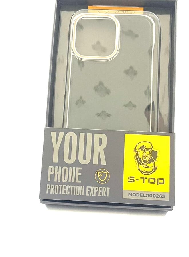 S-TOP Aviation Aluminum Alloy Leather Case for iPhone 16 Pro Max , Slim Fit Metal Case, Lightweight Top-Grain Leather Phone Case Grey - Image 2