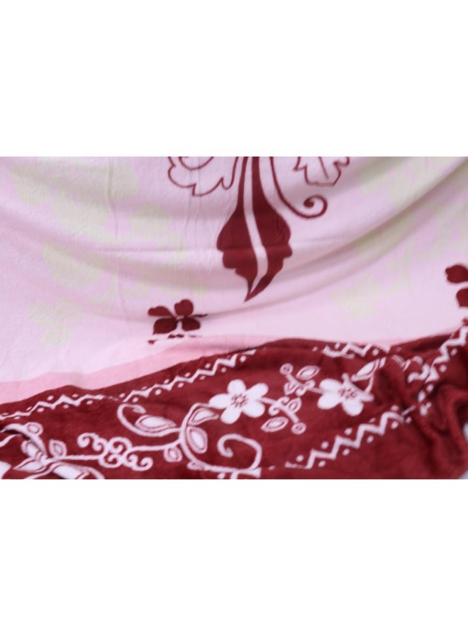 SMART HOME Light, soft and warm winter blanket with a comfortable silky feel, double bed blanket measuring 220X240 cm and weighing 2 kg, super soft double layer blanket made of high quality materials - Image 4