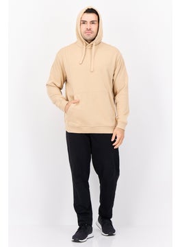 adidas Originals Men Sportswear Fit Long Sleeves Running Sweatshirt, Tan  - Image 2