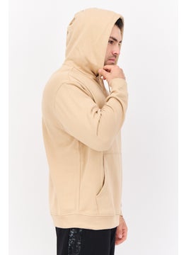 adidas Originals Men Sportswear Fit Long Sleeves Running Sweatshirt, Tan  - Image 4