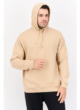 adidas Originals Men Sportswear Fit Long Sleeves Running Sweatshirt, Tan  - Image 1