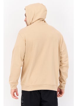 adidas Originals Men Sportswear Fit Long Sleeves Running Sweatshirt, Tan  - Image 3