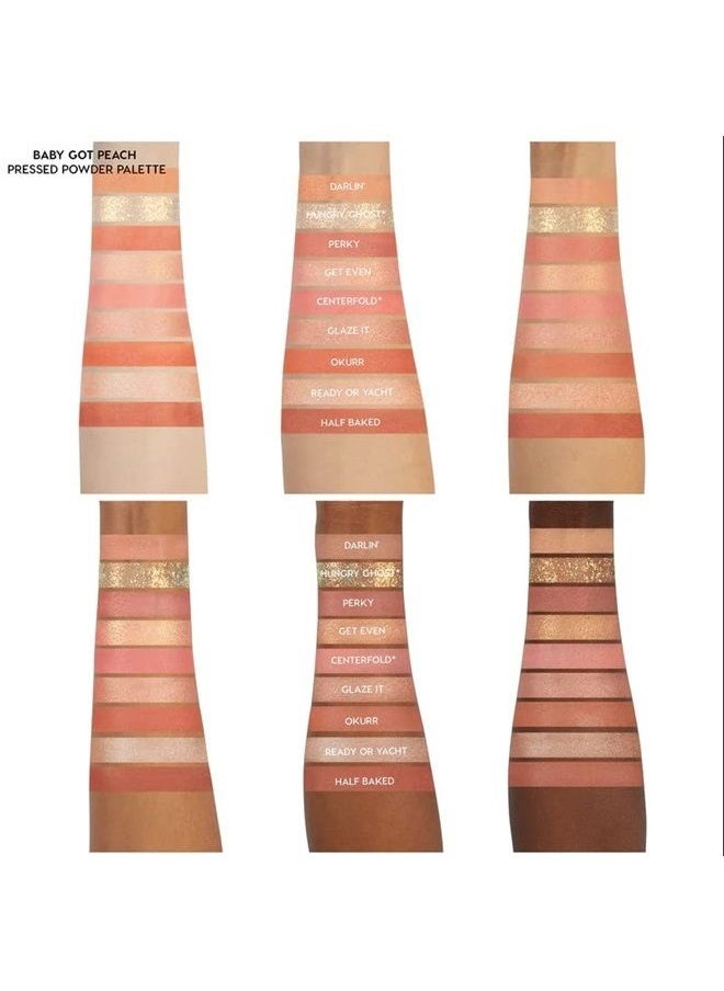 ColourPop "Baby Got Peach" Shadow Palette - 9 Pan Eyeshadow Palette Full Size, No Box  - Image 2