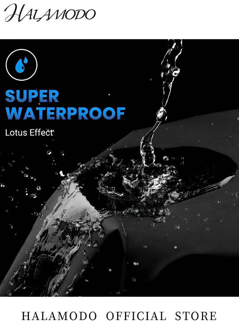 HALAMODO Universal Motorcycle Cover Moto Raincoat Waterproof Protection Cover with Lock Hole Dust Rain Sun UV Dust Wind Proof Covers Oxford Cloth Covers - Image 5