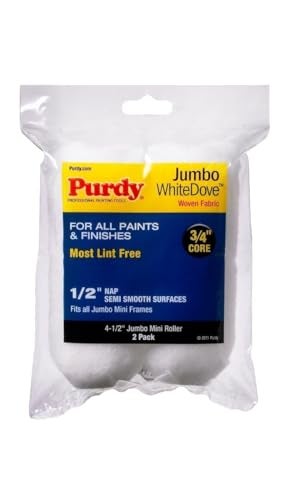 Purdy WhiteDove Jumbo Mini Roller Cover 412 in x 12 in 2 count - Image 1