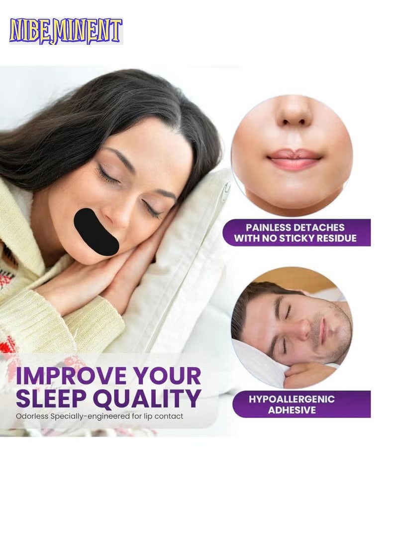 NIBEMINENT 30 Pack Sleep Tape Patch Hypoallergenic Breathable Tape Closed Mouth Patch Breathing Patch Micropore Tape Pain Free Removal Latex Free Gentle On Skin Medical Grade No Irritation  - Image 4