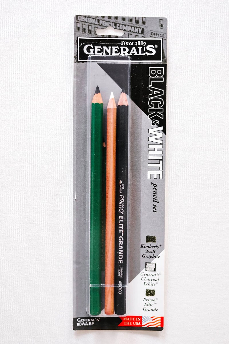 General's Black White Pencil Set 3/Pkg  - Image 4