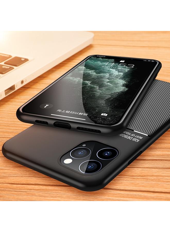 S-TOP Case For iPhone 12 mini Classic Tilt Strip Grain Magnetic Shockproof PC + TPU Case - Image 4