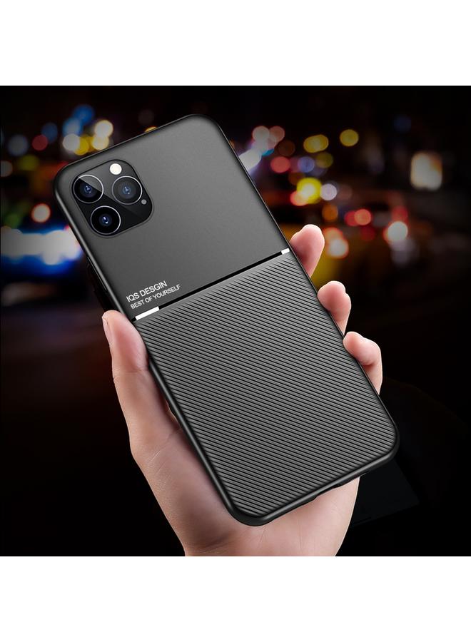 S-TOP Case For iPhone 12 mini Classic Tilt Strip Grain Magnetic Shockproof PC + TPU Case - Image 2