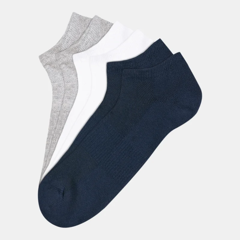 سن اند ساند سبورتس جوارب سبورتس انكل للرجال (3 أزواج) - L/XL