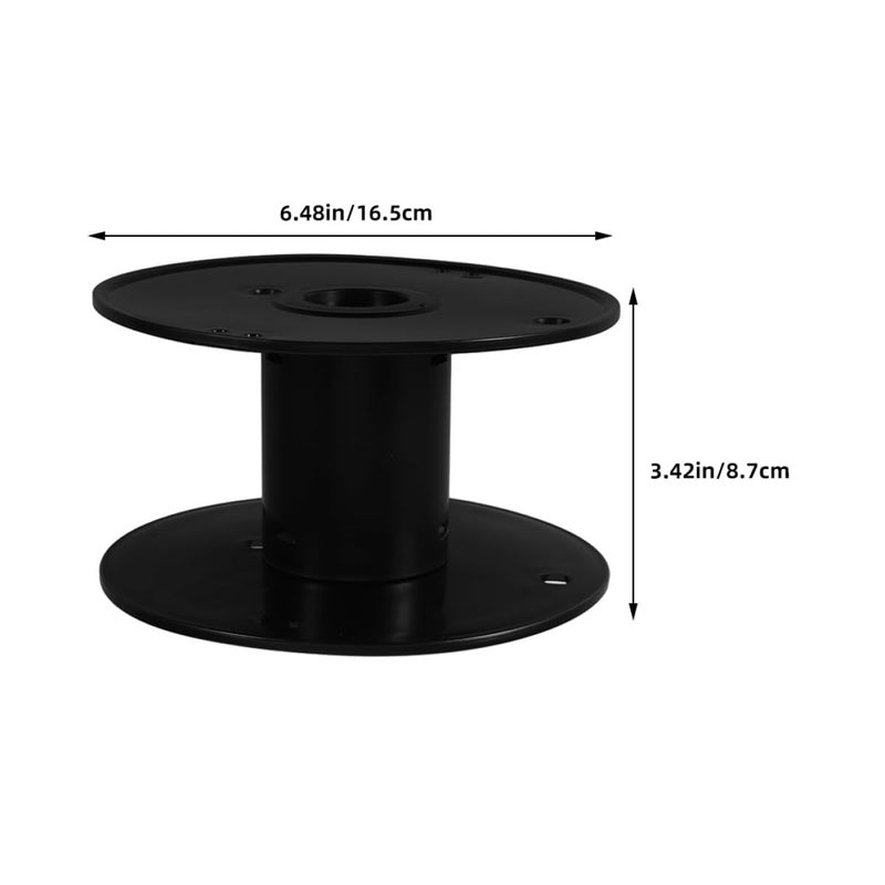 2pcs Plastic Wire Spool Cord Reel with Locking Clip 165mm Outer Diameter for Cable and Fiber Storage - Image 3