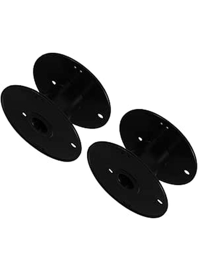 2pcs Plastic Wire Spool Cord Reel with Locking Clip 165mm Outer Diameter for Cable and Fiber Storage - Image 1
