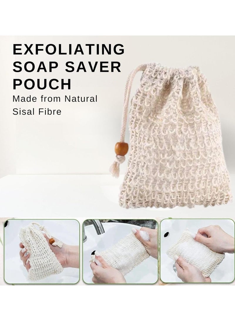 Dove Bundle Soap Saver Exfoliating Pouch with Dove Rejuvenating Soap Bars (Pomegranate & Hibiscus Tea) 90g - 4PC - Image 5