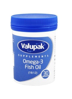 VALUPAK Valupak Omega3 Fish Oil 30 Capsules  - Image 1