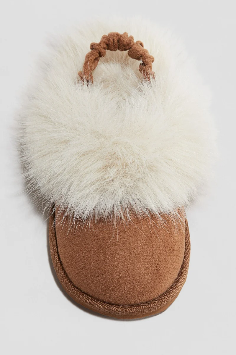 H&M Fluffy-lined slippers