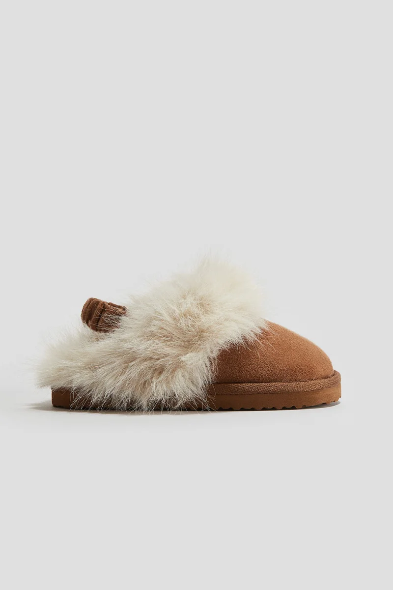 H&M Fluffy-lined slippers
