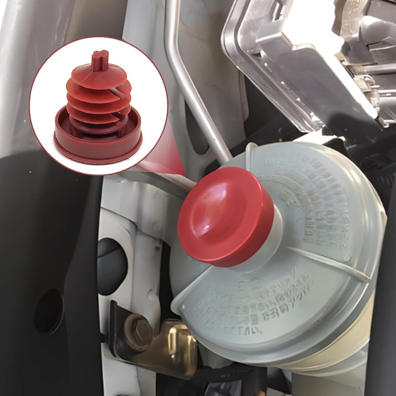CmeRto Power Steering Pump Reservoir Cap Plug Cover (Pack of 2) - Image 5