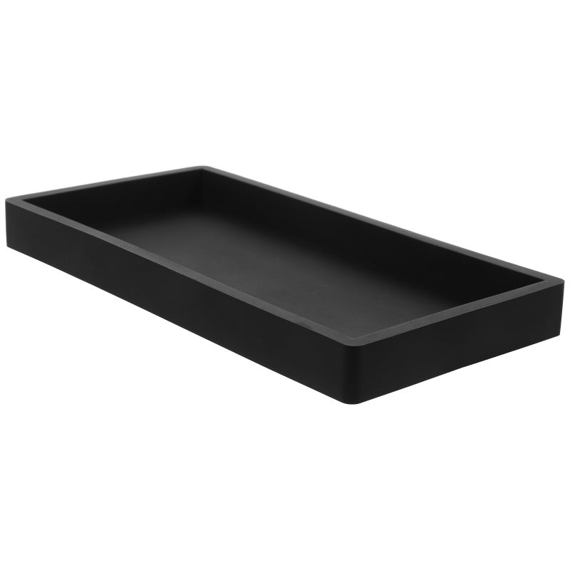Vanity Tray Bathroom Silicone Tray Desktop Cosmetic Perfume Soap Organization Tray - Image 1