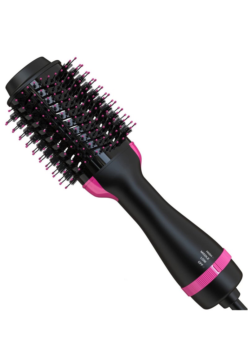 Excefore Hair Dryer Brush, One-Step Blow Dryer Brush for Styling and Frizz Control, Negative Ionic Hot Air Brush Volumizer Ceramic, 4 in 1 Hair Dryer and Styler Volumizer with Negative Ion - Image 1