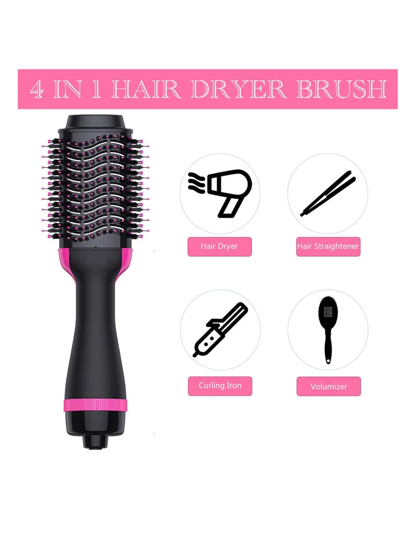 Excefore Hair Dryer Brush, One-Step Blow Dryer Brush for Styling and Frizz Control, Negative Ionic Hot Air Brush Volumizer Ceramic, 4 in 1 Hair Dryer and Styler Volumizer with Negative Ion - Image 2
