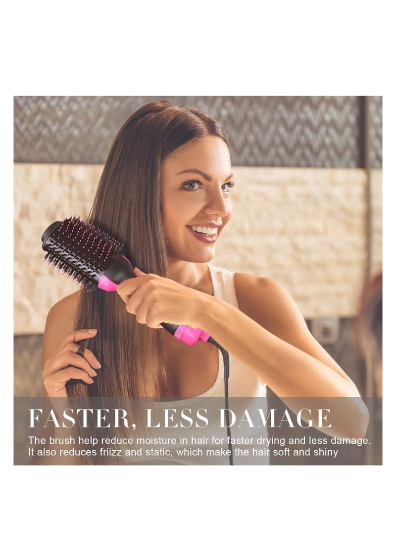 Excefore Hair Dryer Brush, One-Step Blow Dryer Brush for Styling and Frizz Control, Negative Ionic Hot Air Brush Volumizer Ceramic, 4 in 1 Hair Dryer and Styler Volumizer with Negative Ion - Image 4